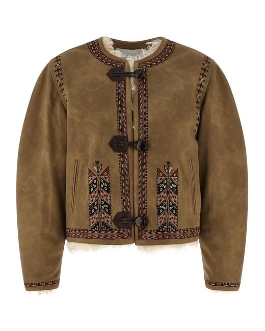 Isabel Marant Brown 'Cely' Jacket