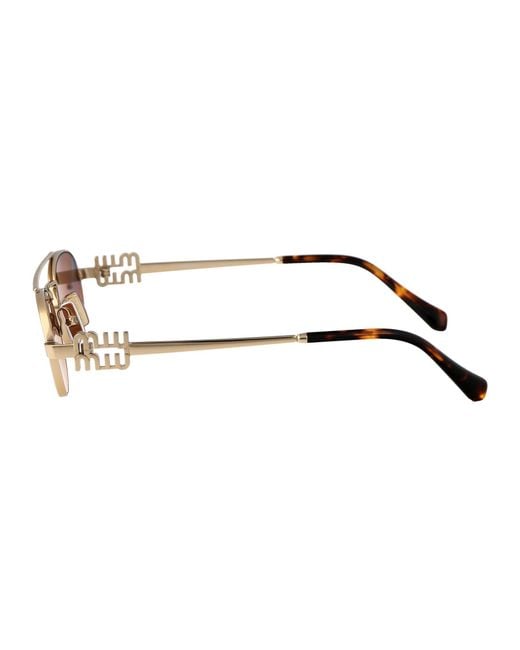 Miu Miu Brown Sunglasses