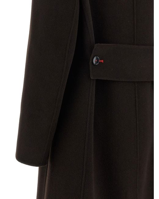 Victoria Beckham Black Double Faced' Coat