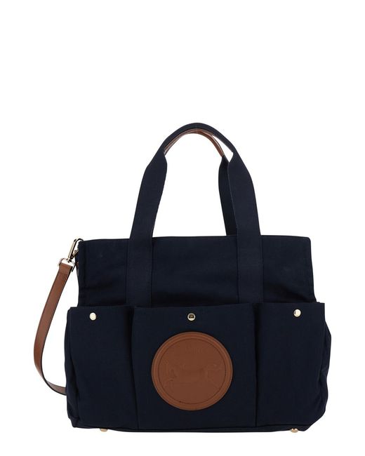 Chloé Blue Changing Bag Cotton Shoulder