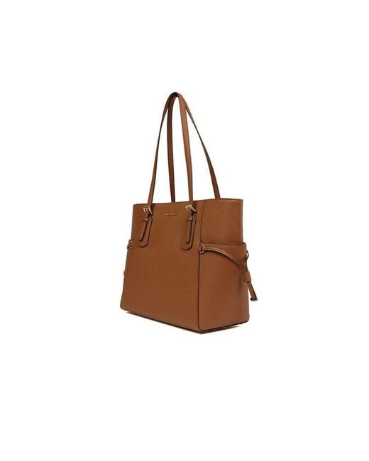 Michael Kors Brown Tote Bag Leather Tote-Bags