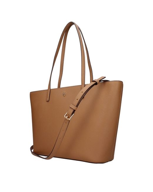 Tory Burch Brown Leather Shoulder Bag