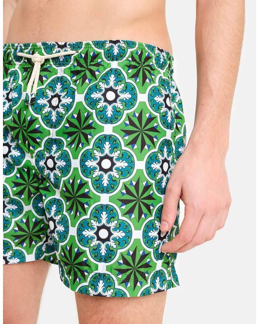PENINSULA Swimwear Synthetic Vietri Micro Elastic in Green for Men - Lyst