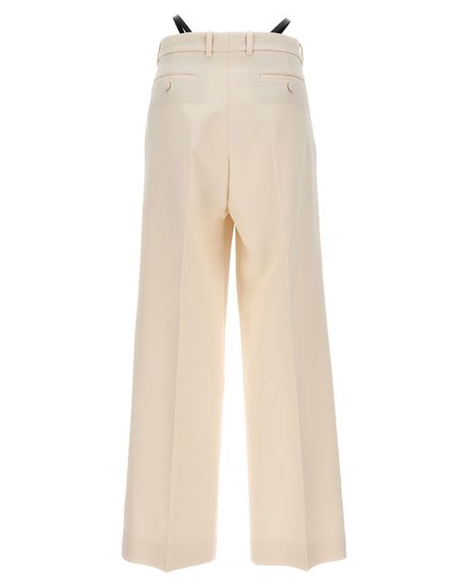 Gucci Natural Cady Trousers
