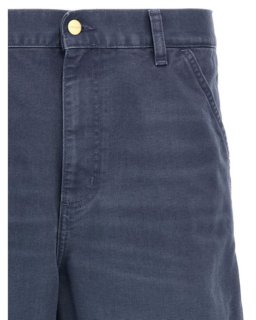 Carhartt Blue Single Knee Bermuda Shorts for men