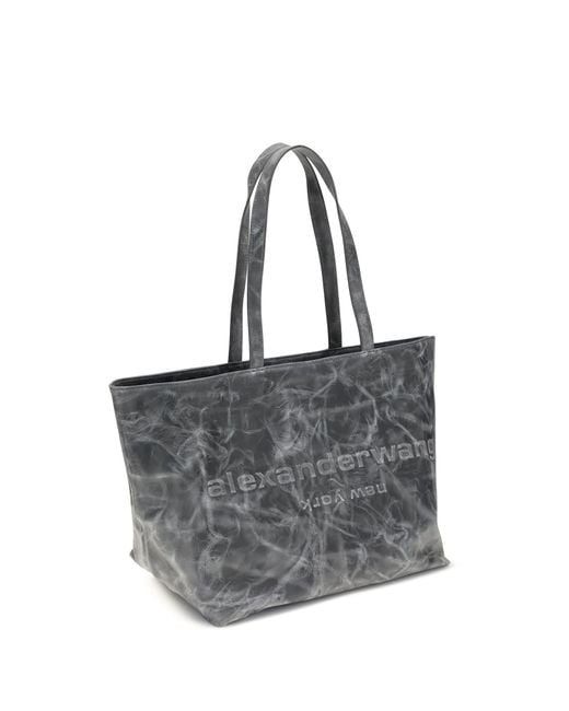 Alexander Wang Gray Punch Tote Bag