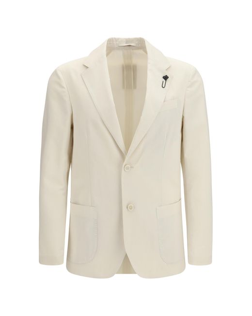 Lardini Natural Blazer Cotton Blazers for men