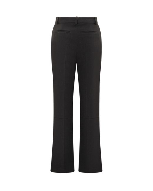 Victoria Beckham Black Victoria Beckham Cropped Kick Pants