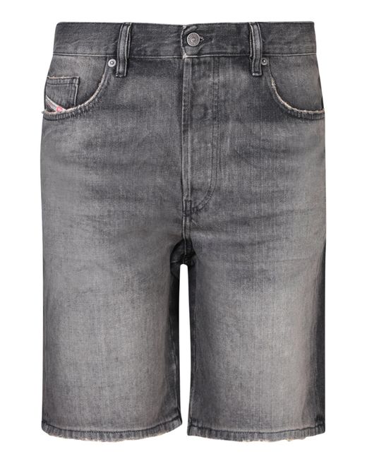 DIESEL Gray Shorts for men
