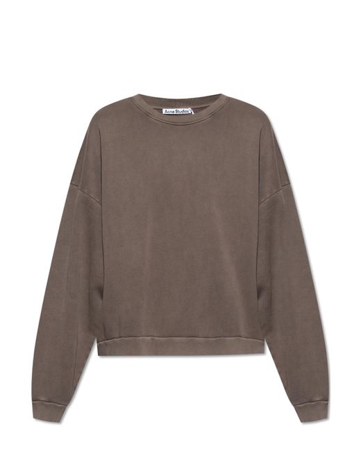 Acne Brown Oversize Sweatshirt for men