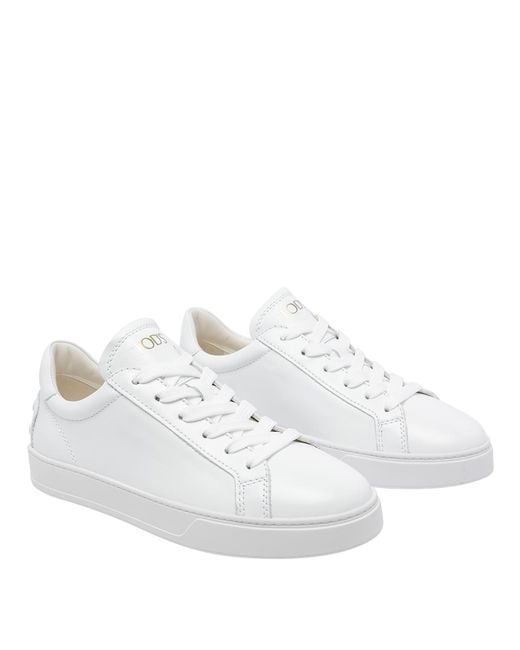 Tod's White Tods Sneakers Calf Leather/Rubber Sole
