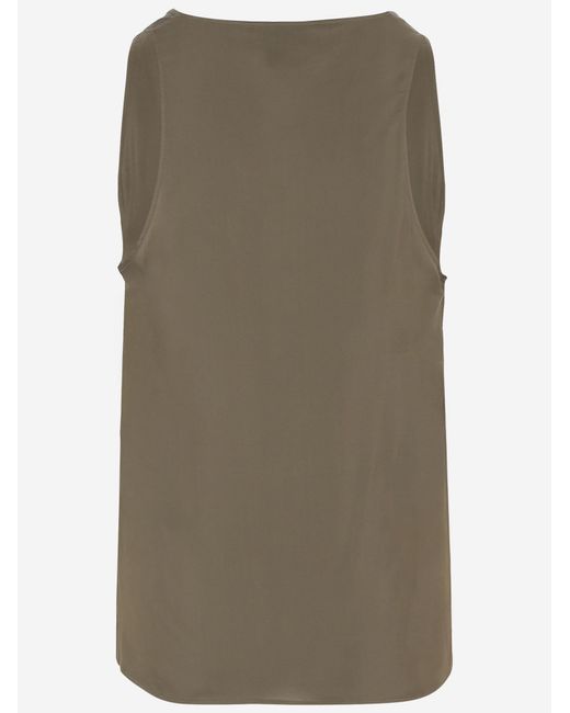 Sa Su Phi Green Tank Top Viscose