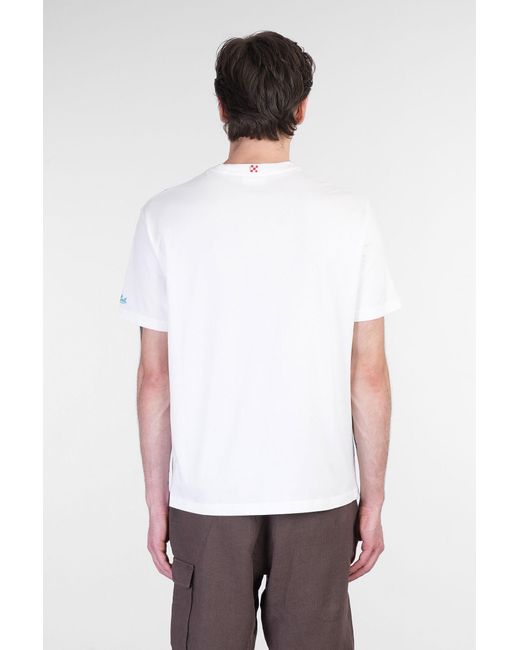 Mc2 Saint Barth White Tshirt T-Shirt for men