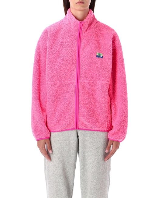American Vintage Pink Hoktown Fleece Jacket