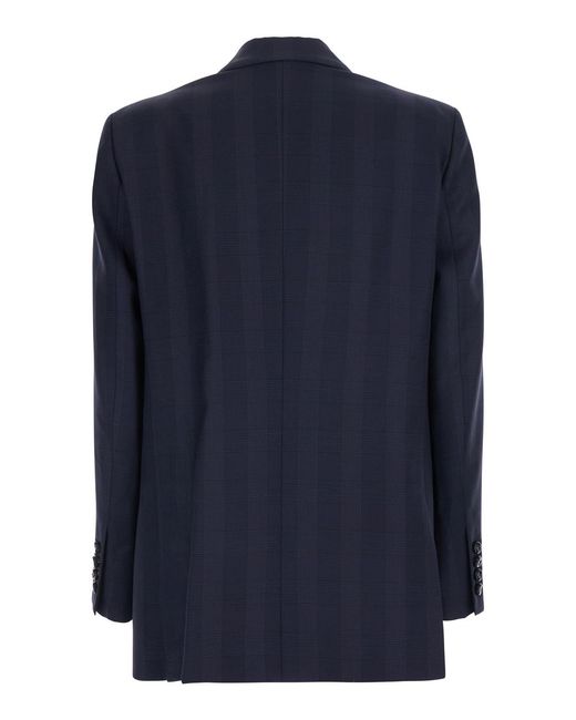 Blazé Milano Blue Jacket Aramis Wool Virgin Blazers