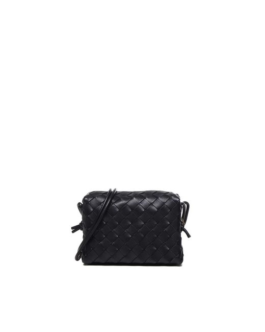 Bottega Veneta Black Mini Loop Camera Bag