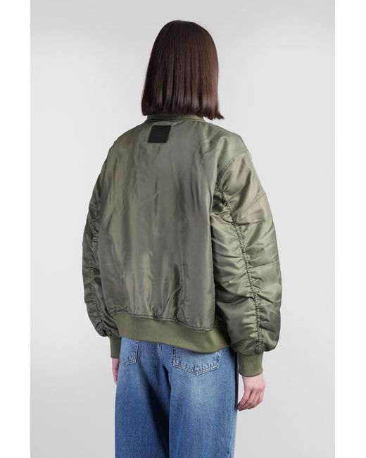 Anine Bing Green Leon Bomber