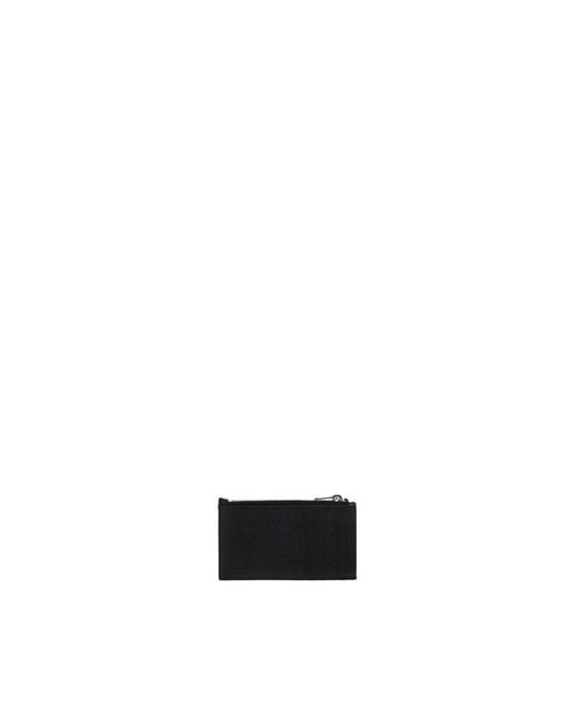 Saint Laurent Black Calf Leather Bos Taurus Wallet