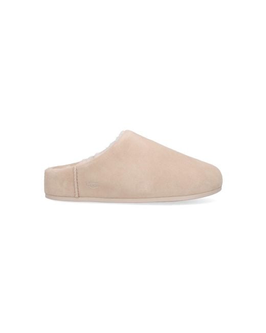 Ugg White Sandals Upper: Leather