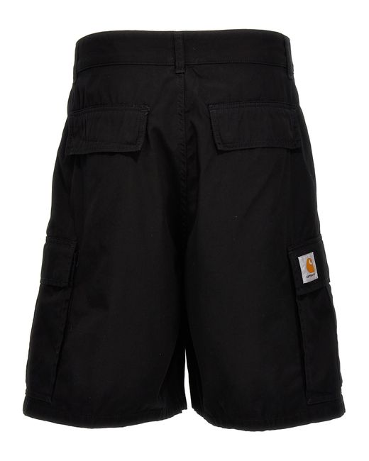 Carhartt Black 'Cole Cargo' Bermuda Shorts for men