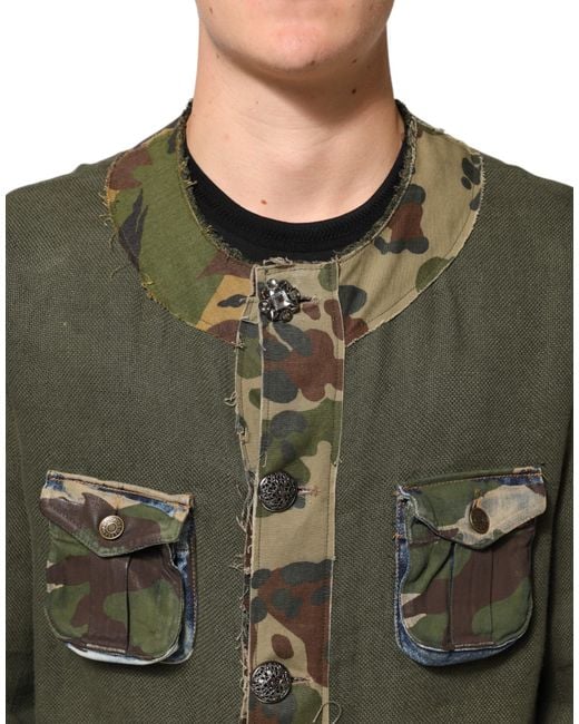 Dolce & Gabbana Green Jackets for men
