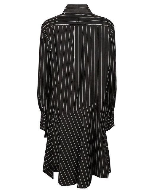 J.W. Anderson Black Deconstructed Shirt Dress