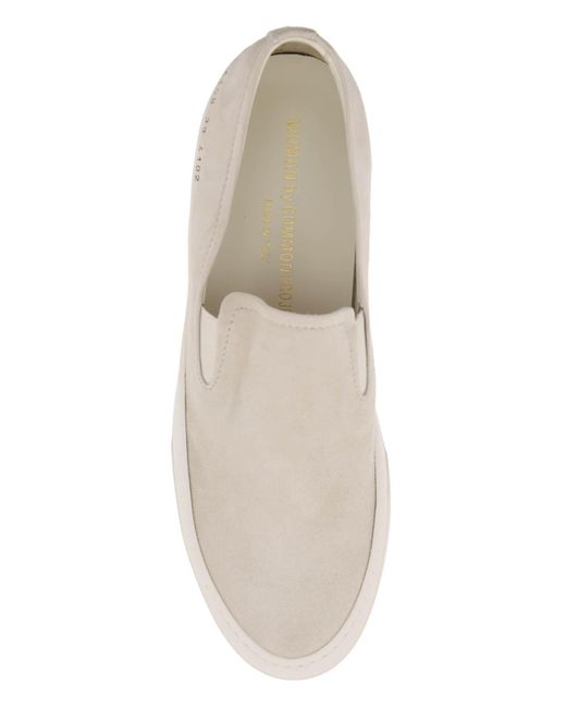 Common Projects Natural Slip On Sneakers