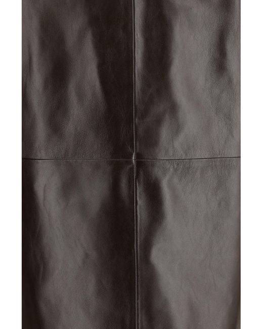 Arma Brown Meeka Palermo Skirt Leather