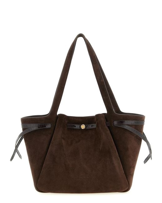 Tory Burch Brown Bovine Leather Tote Bag