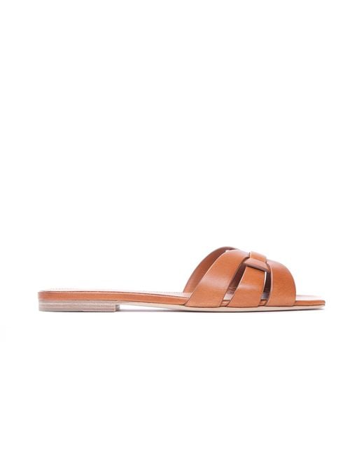 Saint Laurent Black Tribute Mules