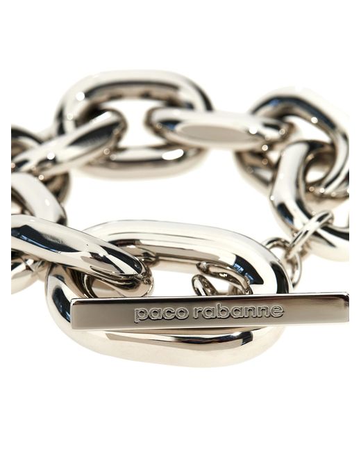 Rabanne Metallic Xl Link Bracelet Metal Jewelry