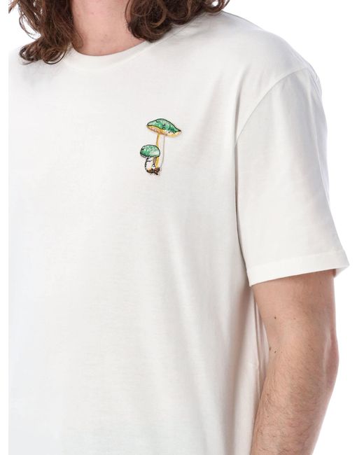 Jil Sander White Mushroom T-Shirt for men