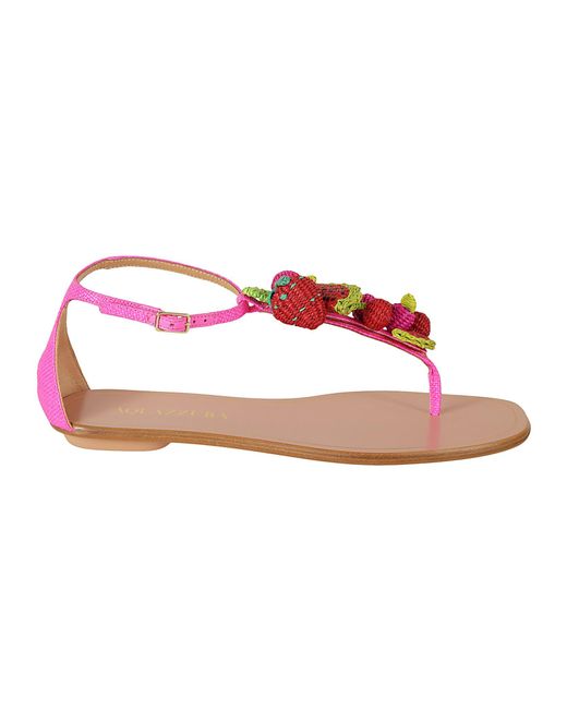 Aquazzura Pink Strawberry Punch Sandals