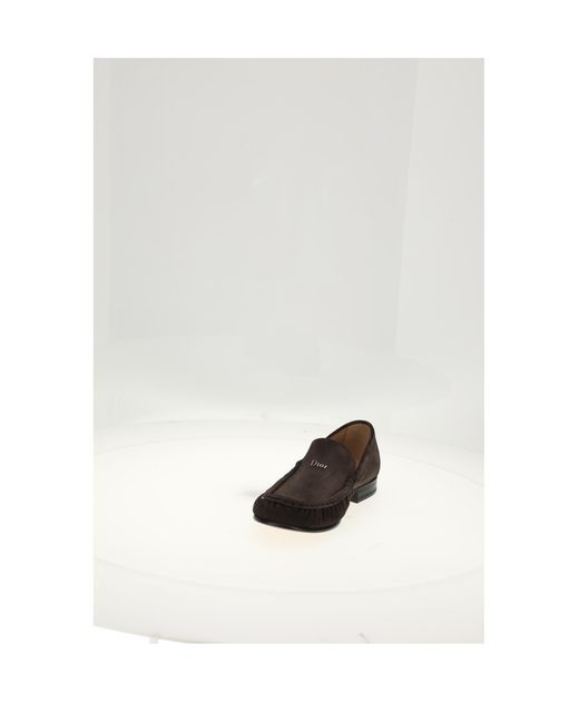 Dior White Loafers Mauris Morbido Leather Calf for men