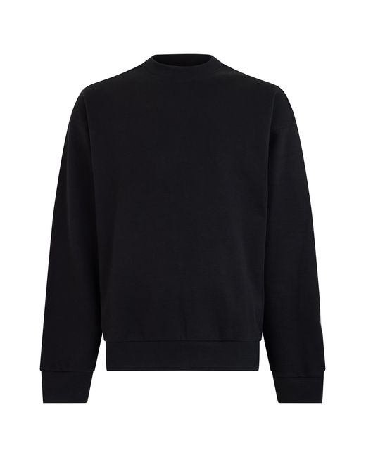 Boss Blue Sweatshirt Cotton Crew Neck Sweatshirts for men