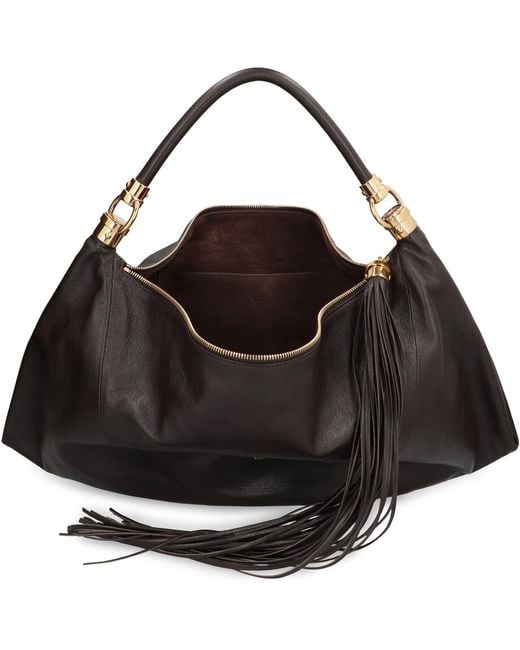 Chloé Black Carry Small Canvas Tote Bag Cotton
