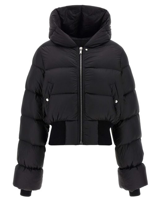 Rick Owens Black Bomber Jacket