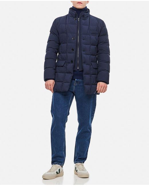 Fay Blue Double Front Down Jacket for men