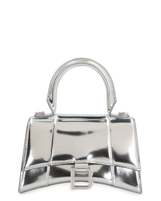 Balenciaga White Hourglass Xs Handbag