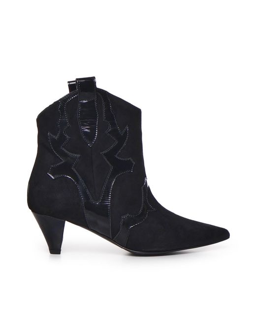 Marc Ellis Black Boots Suede