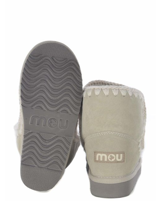 Mou Gray Ankle Boots Eskimo24 Made