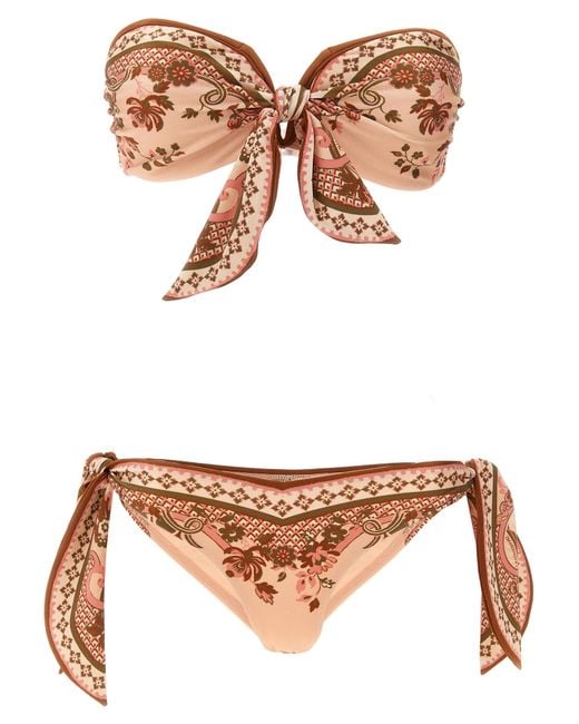 Zimmermann White Polyamide Bikini Clothing