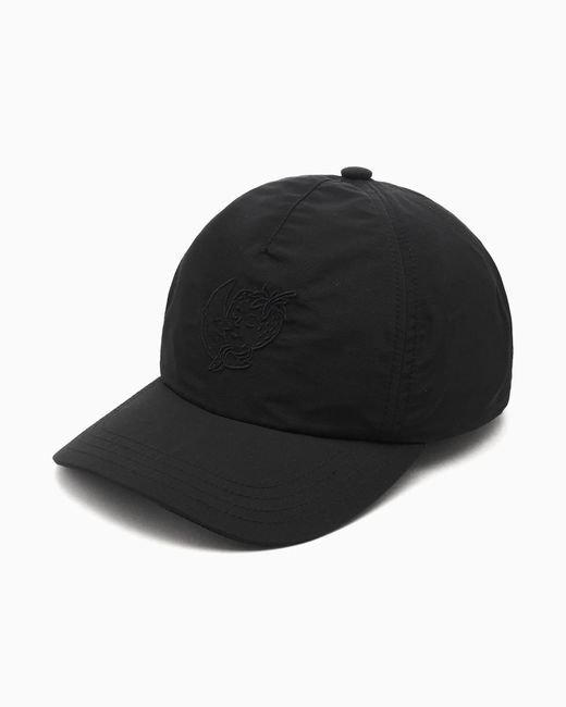 Sky High Farm Black Logo Nylon Cap Woven for men