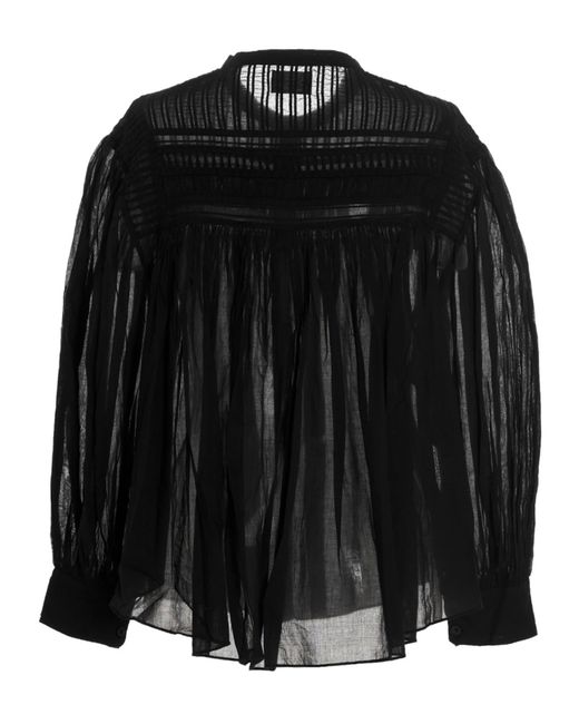 Isabel Marant Black Plalia Shirt, Blouse