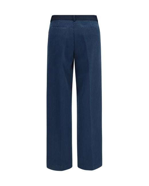 Forte_forte Blue Chino Pants Cotton