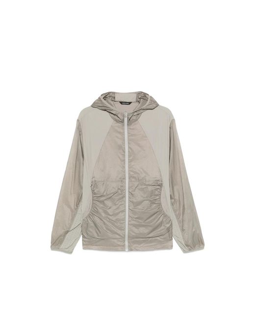 Hiking Patrol Gray Orbit Lt Hooded Panelled Jacket for men