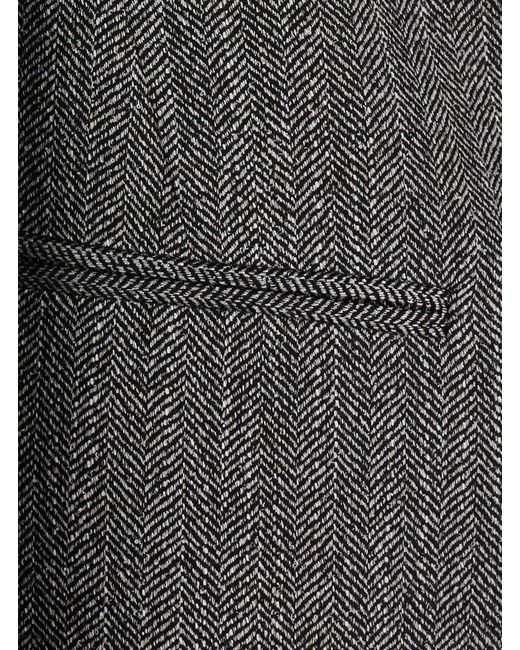 Forte_forte Black Jacket Single-Breasted Velvet Collar Polyester Blazers