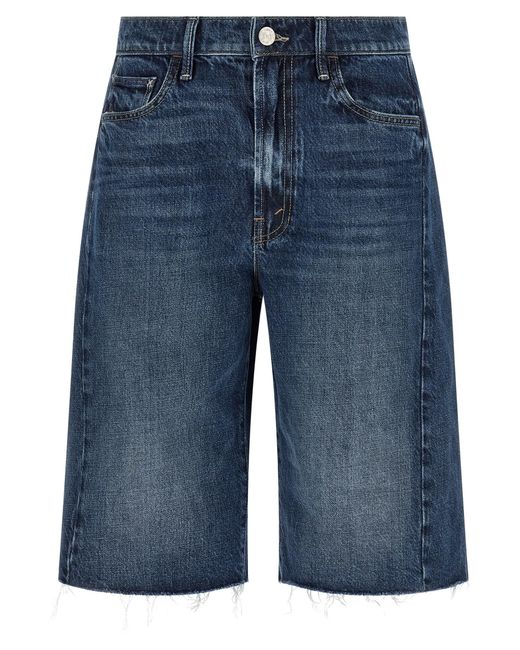 Mother Blue 'The Half-Pipe Bermuda Fray' Bermuda Shorts