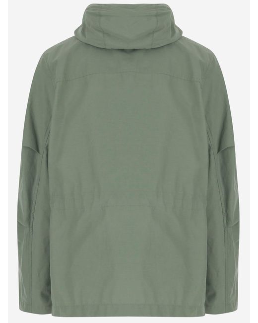 Woolrich Green Logo Jacket for men
