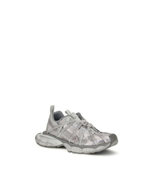 Balenciaga Gray Polyethylene Athletic Sneakers for men